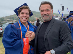 The ‘Terminator’ star Arnold Schwarzenegger and Son Joseph Baena Twin as they Embark on Bike Ride Outing Together in Canada
