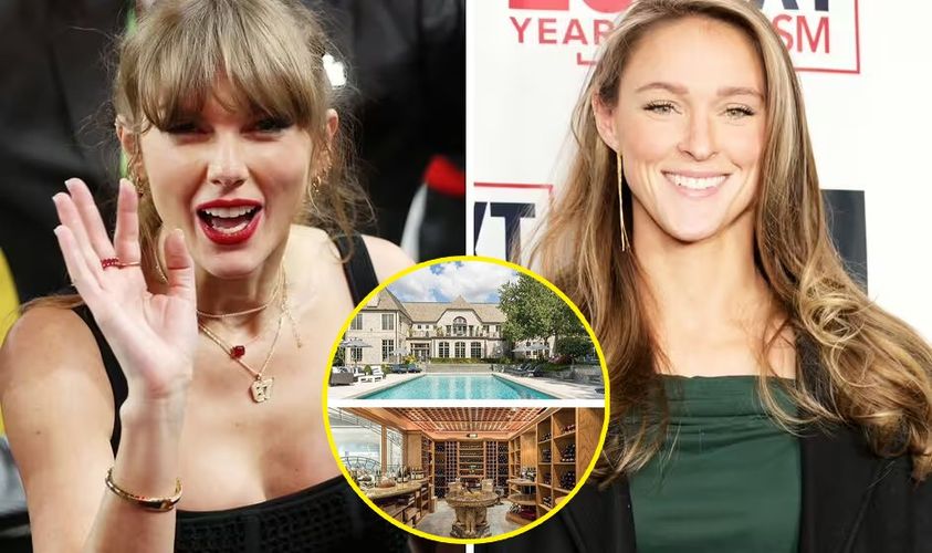 Watch: Jason Kelce’s Wife Kylie and Taylor Swift Celebrates their Pregnancy News in Travis Kelce’s $6 Million Mansion...