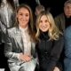 Kylie Kelce attended her first-ever fashion show on Wednesday night after leaving husband Jason behind to fly to Milan. Kylie took her seat at the show for Alberta Ferretti's fall and winter 2024 line.