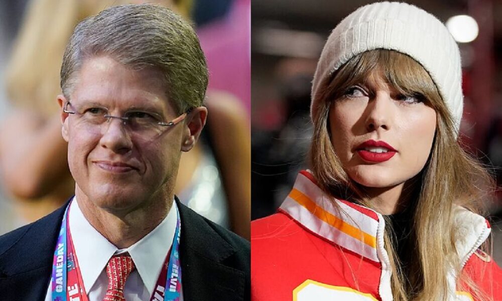 Kansas City Chiefs owner Clark states that since Taylor Swift began supporting the team, over 5 million women have joined our fanbase, showing their support for the team due to Taylor’s influence.
