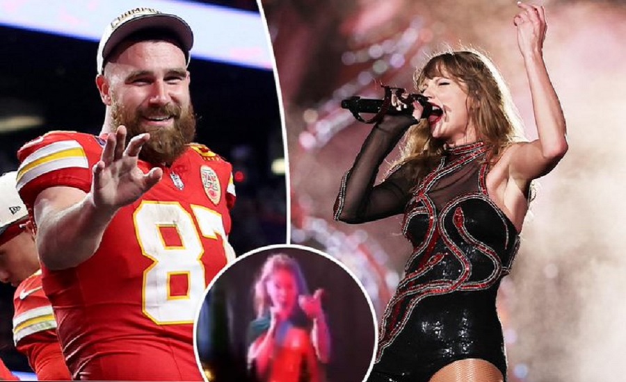 “Call it what you want but The LOVE is SWEET like Honey” – Watch Taylor Swift cheekily points to Travis Kelce mid-song at Sydney Eras Tour show: ‘That’s my man’....