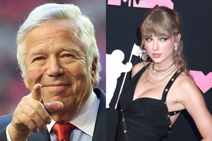 Robert Kraft teases Taylor Swift over Travis Kelce romance: Should be dating ‘better looking’ Gronk...