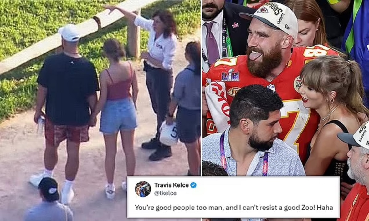 Eagle-eyed Taylor Swift fans have unearthed one of Travis Kelce's old posts about his love for the zoo - exactly six years to the day from their visit to a wildlife park in Australia.