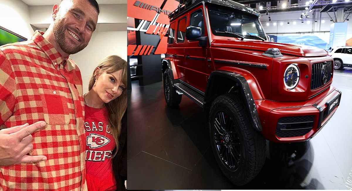 Travis Kelce unveils a brand-new $450,500 car he intends to gift to his girlfriend, Taylor Swift, as a Valentine’s Day present, stating, ‘She deserves even more.’