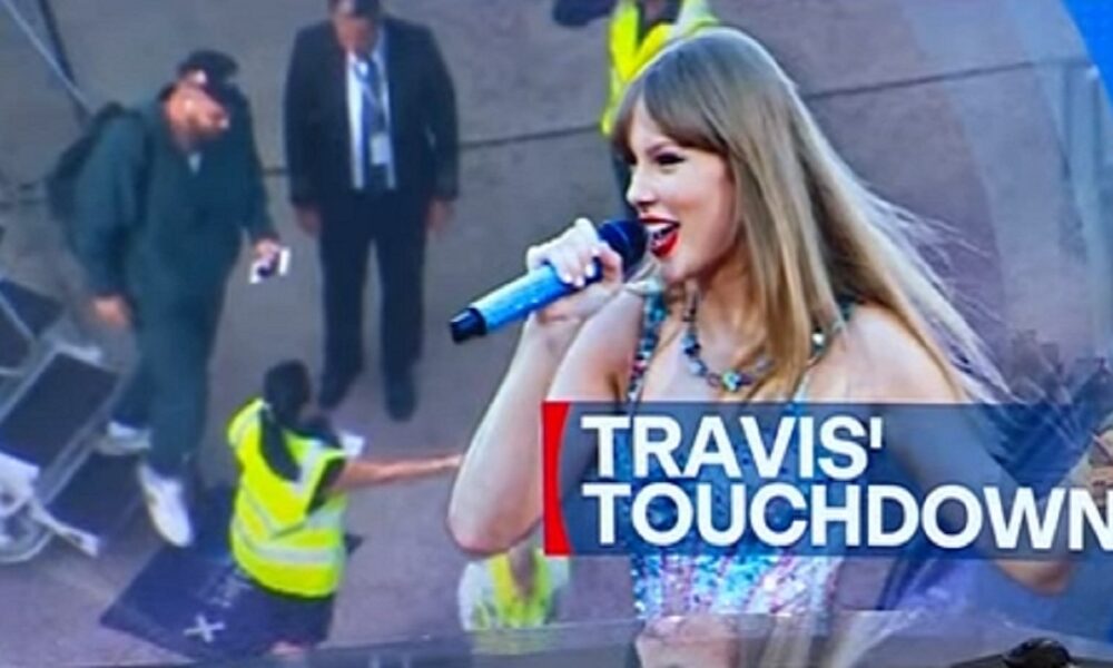 There’s been a 'touchdown' of a different kind for three-time Super Bowl champion Travis Kelce today. Taylor Swift's boyfriend in Sydney to catch up with the superstar sellout shows