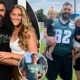 Jason Kelce and his beloved Wife Share Excitement Over Pregnancy News: “We Couldn’t Keep It Hidden” Kylie, visibly glowing with anticipation, shared her thoughts on the upcoming arrival, ” I want our boy to grow up to be like his dad, I don’t mind him being a footballer”