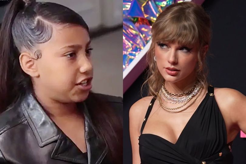 WATCH: Kim Kardashian DRAMA is back Again – and this time WATCH as her daughter North West is DISSING Taylor Swift on TikTok which SPARKED Major Reaction among fans.. “What is Kim teaching her Kid”...