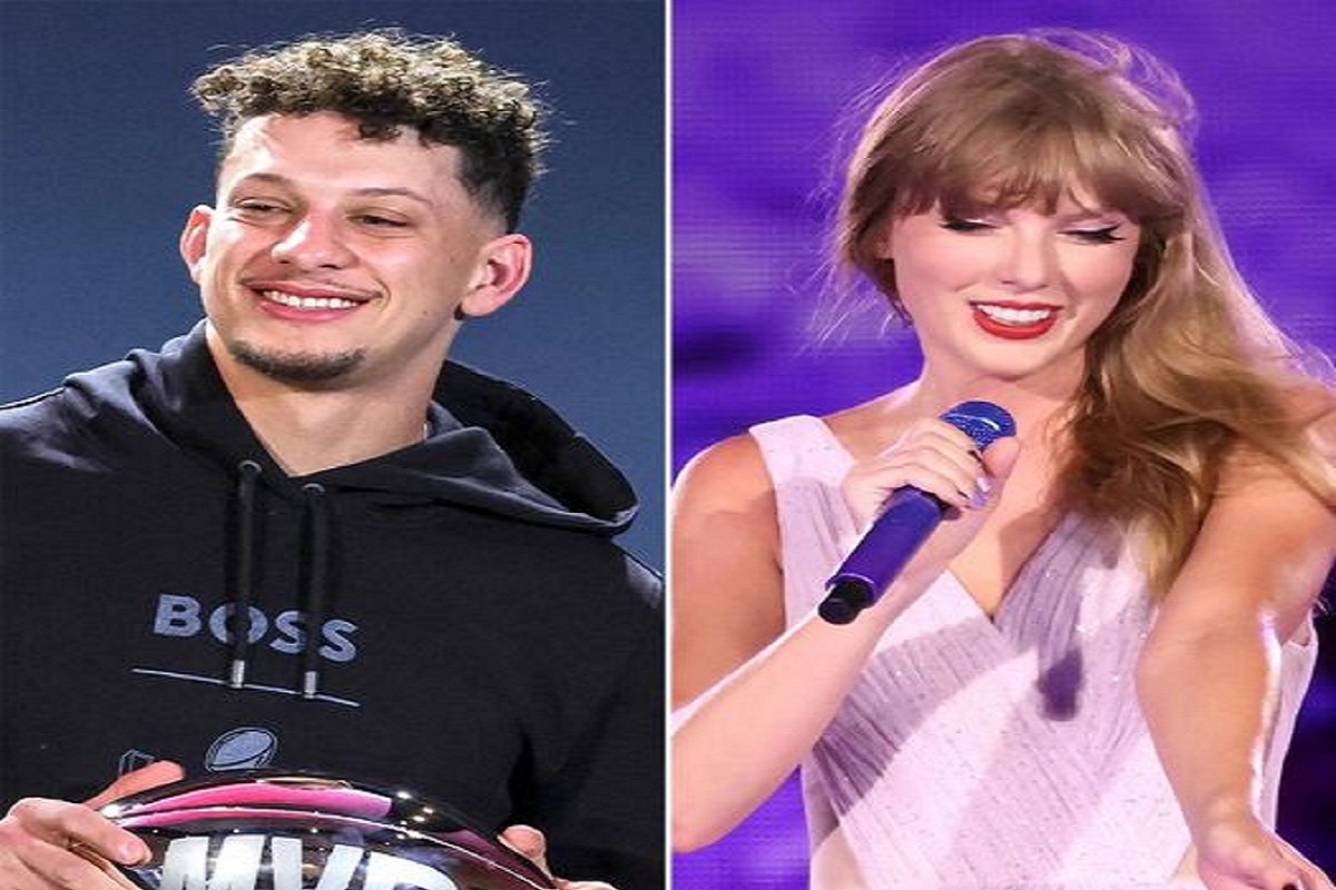Patrick Mahomes comes clean and reveals how he copies Taylor Swift in the shower..
