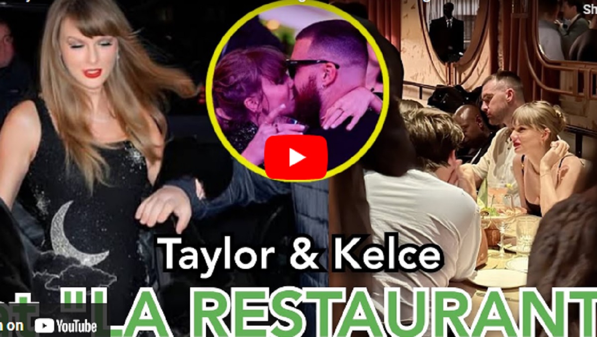 This is the Definition of true Love: Taylor Swift Love for Travis Kelce cannot be compare with Her formal boy friends.. her affection towards Travis Kelce today at Sushi Restaurant in L.A makes me believe her Love for Travis Is real...what she did will make your heat feel loved(video)