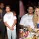 ‘GOATs’ Patrick Mahomes and LeBron James pal around at star-studded Carbone Beach party..