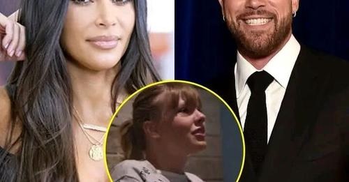 Taylor swift caught Her boyfriend Travis Kelce in an Hotel with Kim Kardashian,Taylor was confused,what do you think she can do,she should break up with Travis or continue with the Relationship,drop yes if you want them to continue with their Relationship.😱