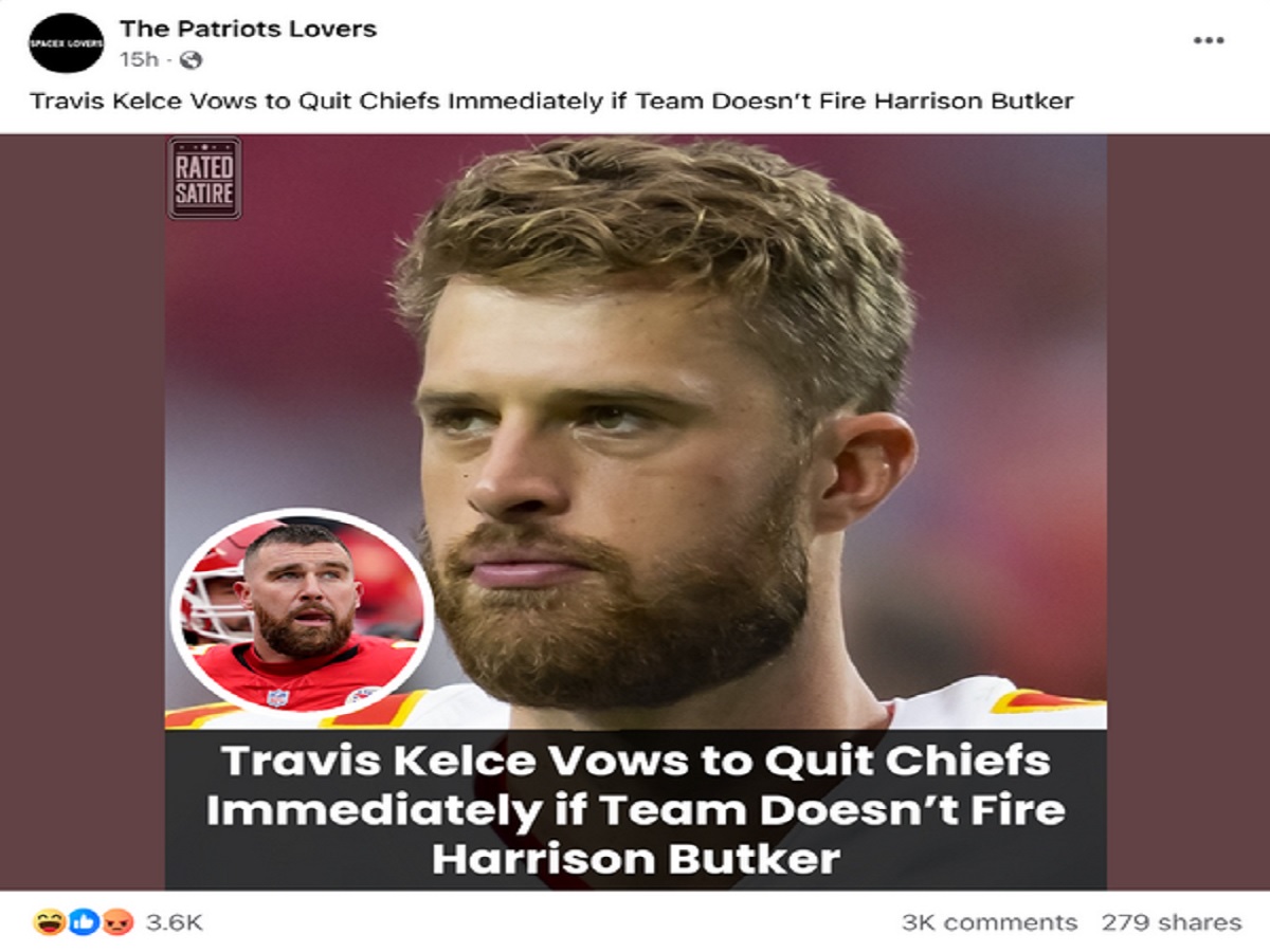Travis Kelce Vows to Quit Immediately if Team Doesn't Fire Harrison Butker