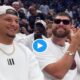 WATCH: Dallas Mavericks troll Travis Kelce with Taylor Swift and ridicule him in front of Patrick Mahomes