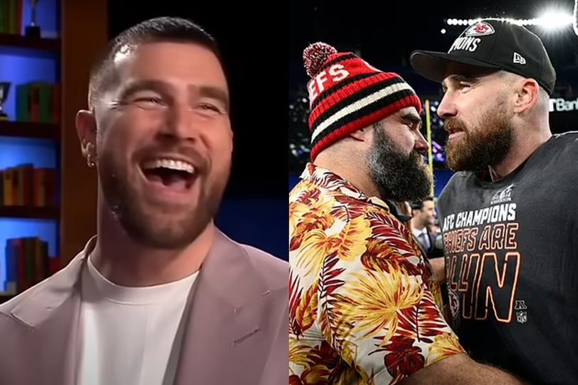 Travis Kelce reveals how he handles life as Taylor Swift's boyfriend... and why he will never do a reality show with brother Jason