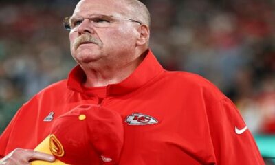 Breaking news : Kansas city chief’s coach breaks down in Tears after being awarded the long serving and Best coach since 1965