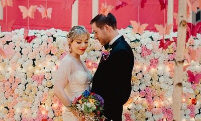 News update! Bride hosts a Taylor Swift-themed WEDDING complete with Lover décor, special drinks, and LOTS of the star's music (and even earns a shoutout from the singer)