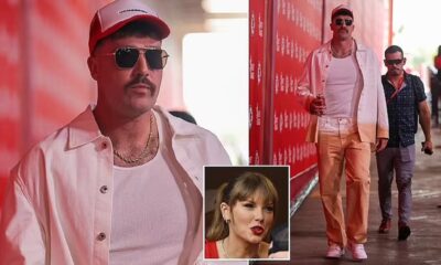 Travis Kelce arrives in grand style for Chiefs vs Ravens tonight game- with girlfriend Taylor Swift in Kansas City for 2024 opener after bombshell 'contract' was...